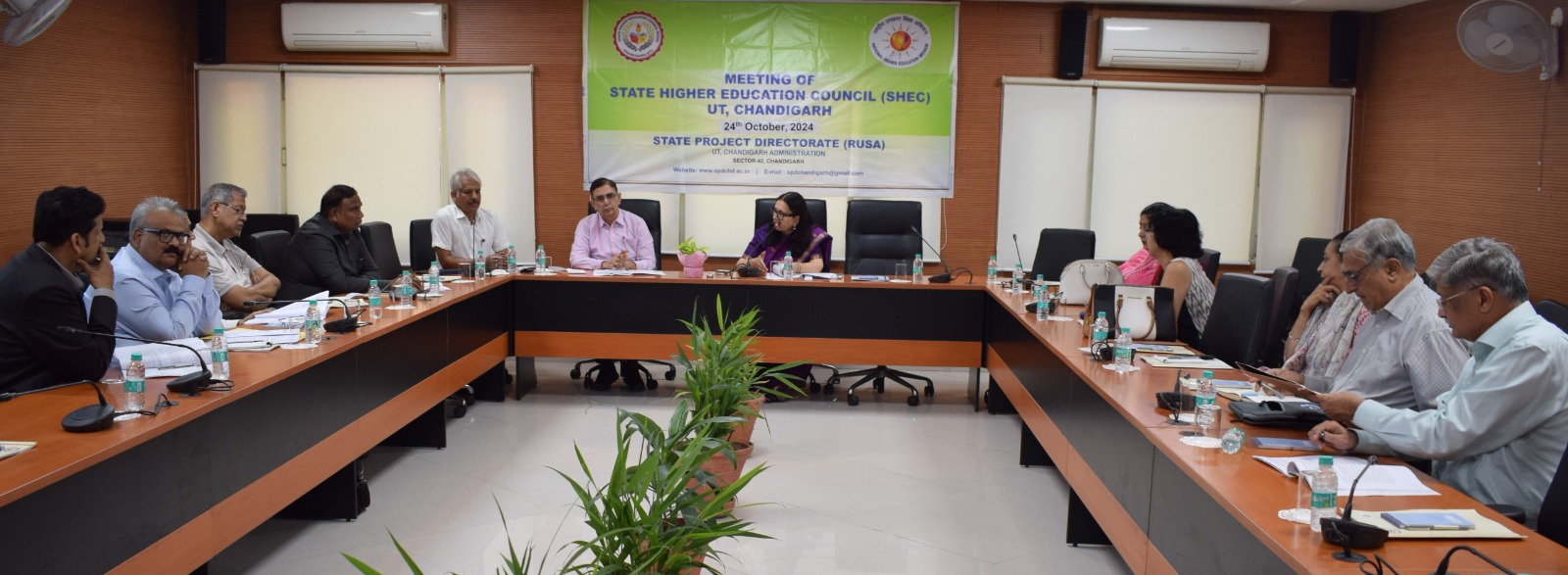 STATE HIGHER EDUCATION COUNCIL MEETING, UT, CHANDIGARH